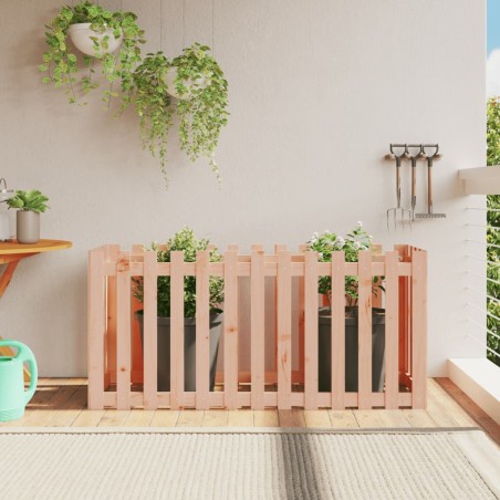 vidaXL Arriate elevado jardín valla madera maciza Douglas 150x50x70 cm