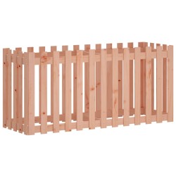 vidaXL Arriate elevado jardín valla madera maciza Douglas 150x50x70 cm
