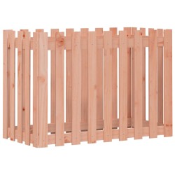 vidaXL Arriate elevado jardín valla madera maciza Douglas 100x50x70 cm