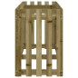 vidaXL Arriate elevado jardín valla madera impregnada pino 200x50x70cm vidaXL Arriate elevado jardín valla madera impregnada pino 200x50x70cm