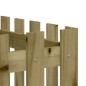 vidaXL Arriate elevado jardín valla madera impregnada pino 200x50x70cm vidaXL Arriate elevado jardín valla madera impregnada pino 200x50x70cm