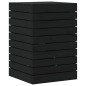 vidaXL Cesto para la ropa sucia madera maciza pino negro 44x44x66 cm vidaXL Cesto para la ropa sucia madera maciza pino negro 44x44x66 cm