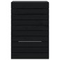 vidaXL Cesto para la ropa sucia madera maciza pino negro 44x44x66 cm vidaXL Cesto para la ropa sucia madera maciza pino negro 44x44x66 cm