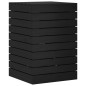 vidaXL Cesto para la ropa sucia madera maciza pino negro 44x44x66 cm vidaXL Cesto para la ropa sucia madera maciza pino negro 44x44x66 cm