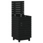vidaXL Cesto para la ropa sucia madera maciza pino negro 44x44x76 cm vidaXL Cesto para la ropa sucia madera maciza pino negro 44x44x76 cm