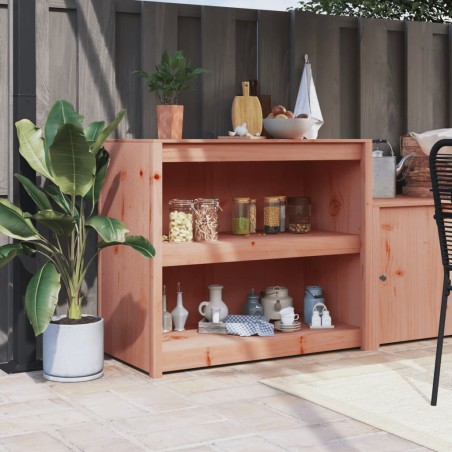 vidaXL Mueble de cocina de exterior madera maciza Douglas 106x55x92 cm