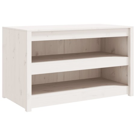 vidaXL Mueble de cocina exterior madera maciza pino blanco 106x55x64cm