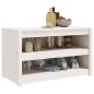 vidaXL Mueble de cocina exterior madera maciza pino blanco 106x55x64cm vidaXL Mueble de cocina exterior madera maciza pino blanco 106x55x64cm