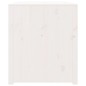 vidaXL Mueble de cocina exterior madera maciza pino blanco 106x55x64cm vidaXL Mueble de cocina exterior madera maciza pino blanco 106x55x64cm
