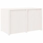vidaXL Mueble de cocina exterior madera maciza pino blanco 106x55x64cm vidaXL Mueble de cocina exterior madera maciza pino blanco 106x55x64cm