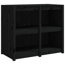 vidaXL Mueble de cocina exterior madera maciza pino negro 106x55x92 cm