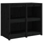 vidaXL Mueble de cocina exterior madera maciza pino negro 106x55x92 cm vidaXL Mueble de cocina exterior madera maciza pino negro 106x55x92 cm