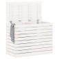 vidaXL Cesto para la ropa sucia madera maciza pino blanco 88,5x44x66cm vidaXL Cesto para la ropa sucia madera maciza pino blanco 88,5x44x66cm