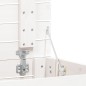 vidaXL Cesto para la ropa sucia madera maciza pino blanco 44x44x76 cm vidaXL Cesto para la ropa sucia madera maciza pino blanco 44x44x76 cm