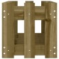 vidaXL Arriate elevado jardín valla madera impregnada pino 150x30x30cm vidaXL Arriate elevado jardín valla madera impregnada pino 150x30x30cm