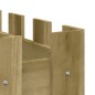 vidaXL Arriate elevado jardín valla madera impregnada pino 150x30x30cm vidaXL Arriate elevado jardín valla madera impregnada pino 150x30x30cm