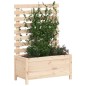 vidaXL Jardinera con estantería madera maciza pino 79x39,5x114 cm vidaXL Jardinera con estantería madera maciza pino 79x39,5x114 cm