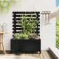 vidaXL Jardinera con estantería madera maciza pino negro 79x39,5x114cm vidaXL Jardinera con estantería madera maciza pino negro 79x39,5x114cm
