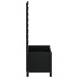 vidaXL Jardinera con estantería madera maciza pino negro 79x39,5x114cm vidaXL Jardinera con estantería madera maciza pino negro 79x39,5x114cm