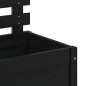 vidaXL Jardinera con estantería madera maciza pino negro 79x39,5x114cm vidaXL Jardinera con estantería madera maciza pino negro 79x39,5x114cm