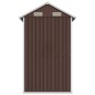 vidaXL Cobertizo de jardín acero galvanizado marrón 192x152,5x237 cm vidaXL Cobertizo de jardín acero galvanizado marrón 192x152,5x237 cm