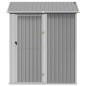 vidaXL Cobertizo jardín acero galvanizado gris claro 192x152,5x237cm vidaXL Cobertizo jardín acero galvanizado gris claro 192x152,5x237cm