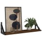 vidaXL Estantes de pared 2 unidades roble marrón 60x15x15,5 cm vidaXL Estantes de pared 2 unidades roble marrón 60x15x15,5 cm