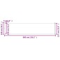 vidaXL Toldo lateral retráctil para patio negro 140x600 cm vidaXL Toldo lateral retráctil para patio negro 140x600 cm