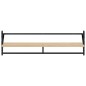 vidaXL Estantes pared con barras 6 pzas madera ingeniería roble Sonoma vidaXL Estantes pared con barras 6 pzas madera ingeniería roble Sonoma