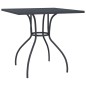 vidaXL Juego de comedor de jardín 5 pzas malla metálica gris antracita vidaXL Juego de comedor de jardín 5 pzas malla metálica gris antracita