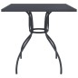 vidaXL Juego de comedor de jardín 5 pzas malla metálica gris antracita vidaXL Juego de comedor de jardín 5 pzas malla metálica gris antracita
