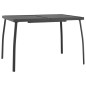 vidaXL Juego de comedor de jardín 5 pzas malla metálica gris antracita vidaXL Juego de comedor de jardín 5 pzas malla metálica gris antracita