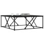 vidaXL Mesa de centro madera de ingeniería negro 100x100x40 cm vidaXL Mesa de centro madera de ingeniería negro 100x100x40 cm