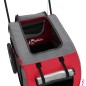vidaXL Remolque de bicicleta mascotas hierro tela Oxford rojo gris vidaXL Remolque de bicicleta mascotas hierro tela Oxford rojo gris