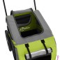 vidaXL Remolque de bicicleta mascotas hierro tela Oxford verde negro vidaXL Remolque de bicicleta mascotas hierro tela Oxford verde negro