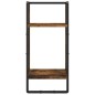 vidaXL Estantes pared barras 4 pzas madera de ingeniería roble ahumado vidaXL Estantes pared barras 4 pzas madera de ingeniería roble ahumado