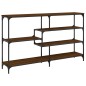 vidaXL Mesa consola madera de ingeniería marrón roble 160x32x95 cm vidaXL Mesa consola madera de ingeniería marrón roble 160x32x95 cm