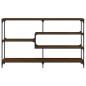 vidaXL Mesa consola madera de ingeniería marrón roble 160x32x95 cm vidaXL Mesa consola madera de ingeniería marrón roble 160x32x95 cm