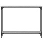 vidaXL Mesa consola madera de ingeniería gris Sonoma 100x22,5x75 cm vidaXL Mesa consola madera de ingeniería gris Sonoma 100x22,5x75 cm