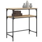vidaXL Mesa consola madera de ingeniería roble Sonoma 75x35,5x75 cm vidaXL Mesa consola madera de ingeniería roble Sonoma 75x35,5x75 cm