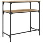 vidaXL Mesa consola madera de ingeniería roble Sonoma 75x35,5x75 cm vidaXL Mesa consola madera de ingeniería roble Sonoma 75x35,5x75 cm
