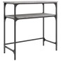 vidaXL Mesa consola madera de ingeniería gris Sonoma 75x35,5x75 cm vidaXL Mesa consola madera de ingeniería gris Sonoma 75x35,5x75 cm