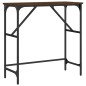 vidaXL Mesa consola madera de ingeniería marrón roble 75x32x75 cm vidaXL Mesa consola madera de ingeniería marrón roble 75x32x75 cm