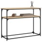 vidaXL Mesa consola madera de ingeniería roble Sonoma 100x35,5x75 cm vidaXL Mesa consola madera de ingeniería roble Sonoma 100x35,5x75 cm