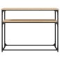 vidaXL Mesa consola madera de ingeniería roble Sonoma 100x35,5x75 cm vidaXL Mesa consola madera de ingeniería roble Sonoma 100x35,5x75 cm