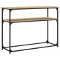 vidaXL Mesa consola madera de ingeniería roble Sonoma 100x35,5x75 cm vidaXL Mesa consola madera de ingeniería roble Sonoma 100x35,5x75 cm