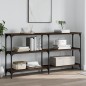 vidaXL Mesa consola madera de ingeniería marrón roble 150x29x75 cm vidaXL Mesa consola madera de ingeniería marrón roble 150x29x75 cm