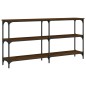 vidaXL Mesa consola madera de ingeniería marrón roble 150x29x75 cm vidaXL Mesa consola madera de ingeniería marrón roble 150x29x75 cm