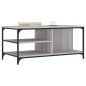 vidaXL Mesa de centro madera contrachapada gris Sonoma 100x50x45 cm vidaXL Mesa de centro madera contrachapada gris Sonoma 100x50x45 cm
