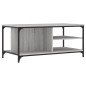 vidaXL Mesa de centro madera contrachapada gris Sonoma 100x50x45 cm vidaXL Mesa de centro madera contrachapada gris Sonoma 100x50x45 cm